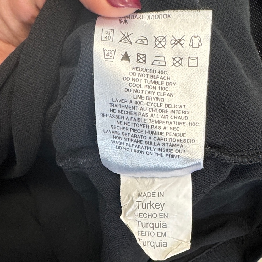 Love Moschino Black Polo with Red Logo - Picture 13 of 13